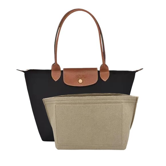 D.DUO Handbags - Womens Purse Organizer Insert, Bag Organizer for Le Pliage, Handbags Size Large